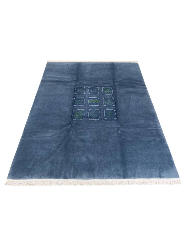 Detail image of  7' 6 x 9' 2  Hand Knotted Nepal Wool Rug