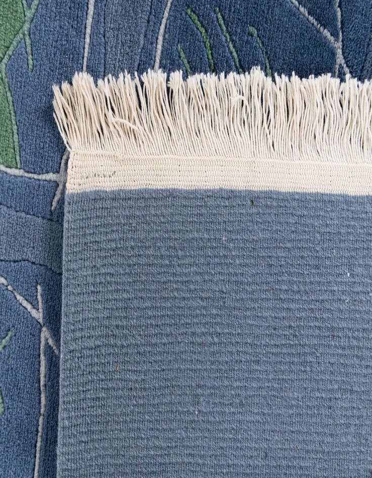 Detail image of  7' 6 x 9' 2  Hand Knotted Nepal Wool Rug