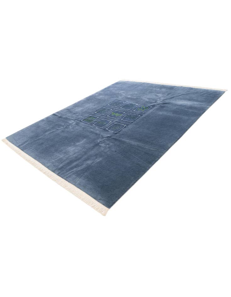 Detail image of  7' 6 x 9' 2  Hand Knotted Nepal Wool Rug