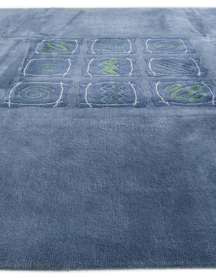 Detail image of  7' 6 x 9' 2  Hand Knotted Nepal Wool Rug