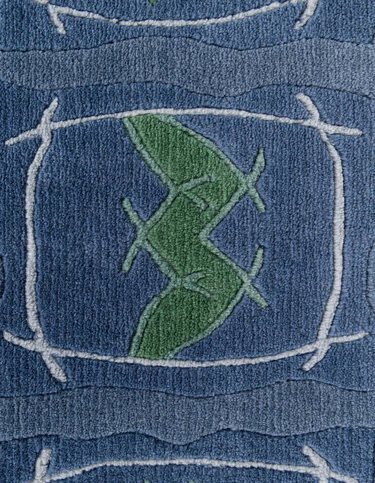 Detail image of  7' 6 x 9' 2  Hand Knotted Nepal Wool Rug