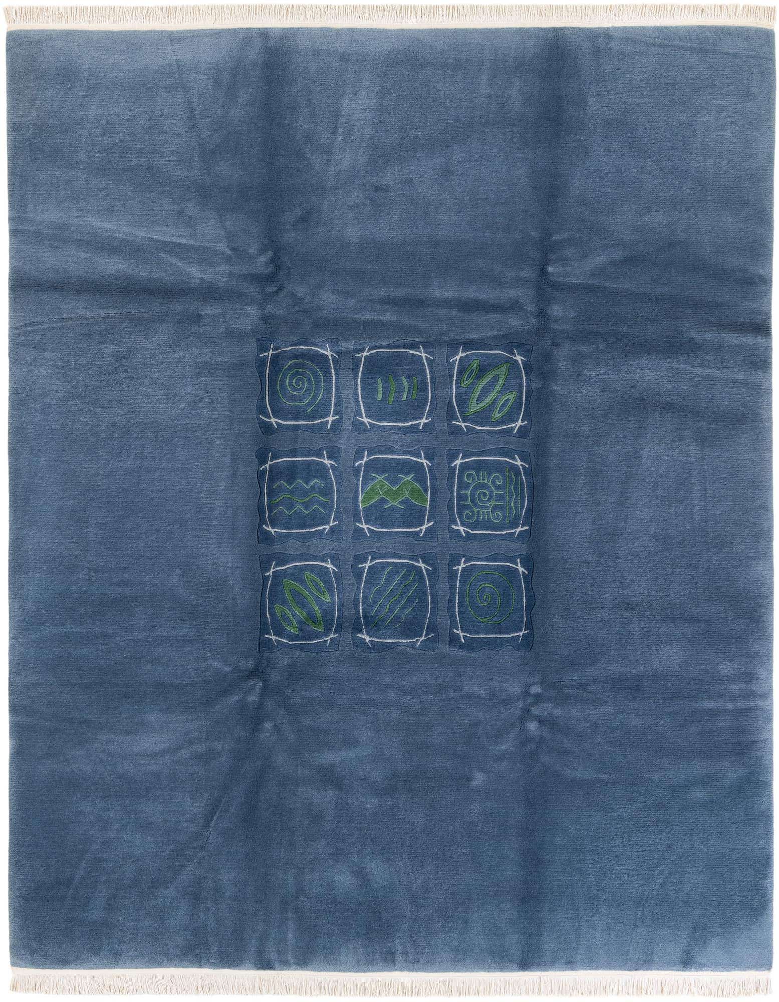 Primary image  7' 6 x 9' 2  Hand Knotted Nepal Wool Rug