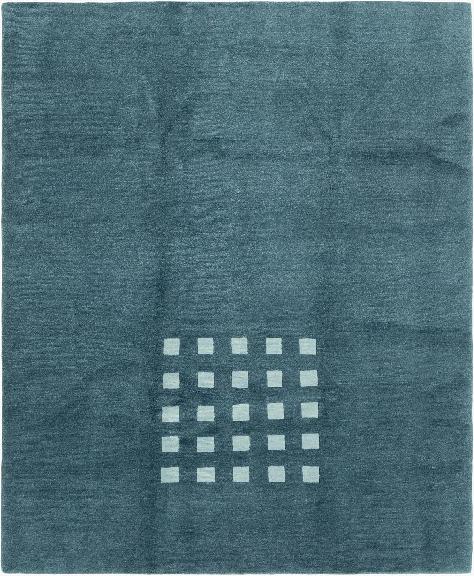  7' 6 x 9' 1  Hand Knotted Nepal Wool Rug