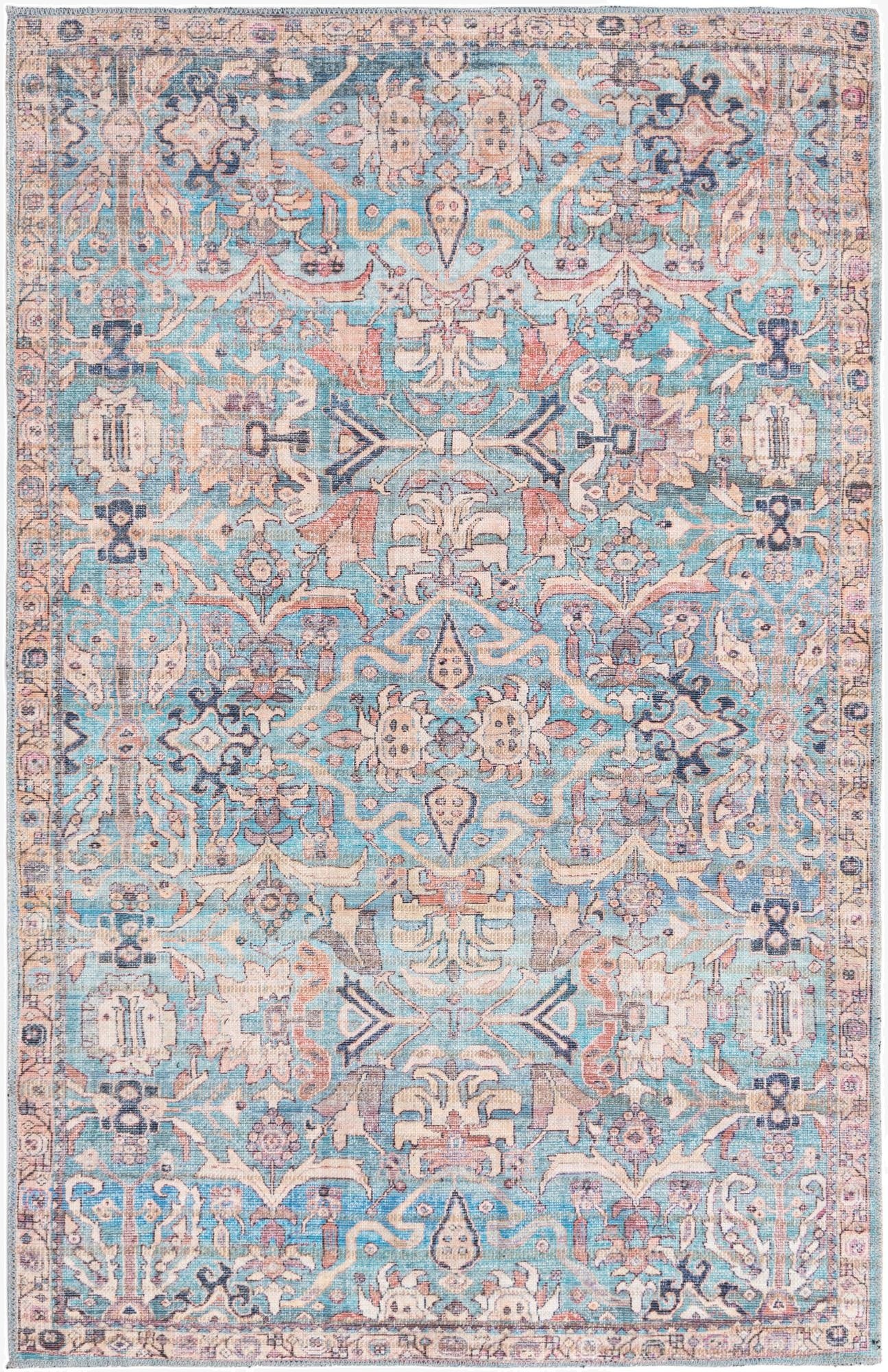  4' x 6'  Washable Nostalgia Rug