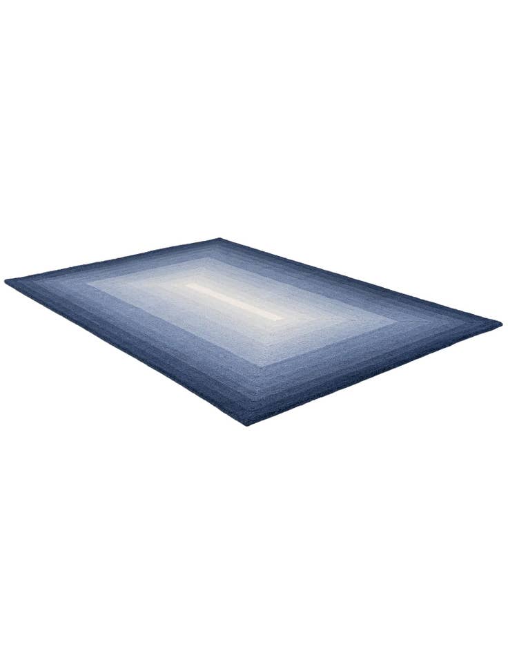 Detail image of  4' 1 x 6' 1 Ombre Wool Rug