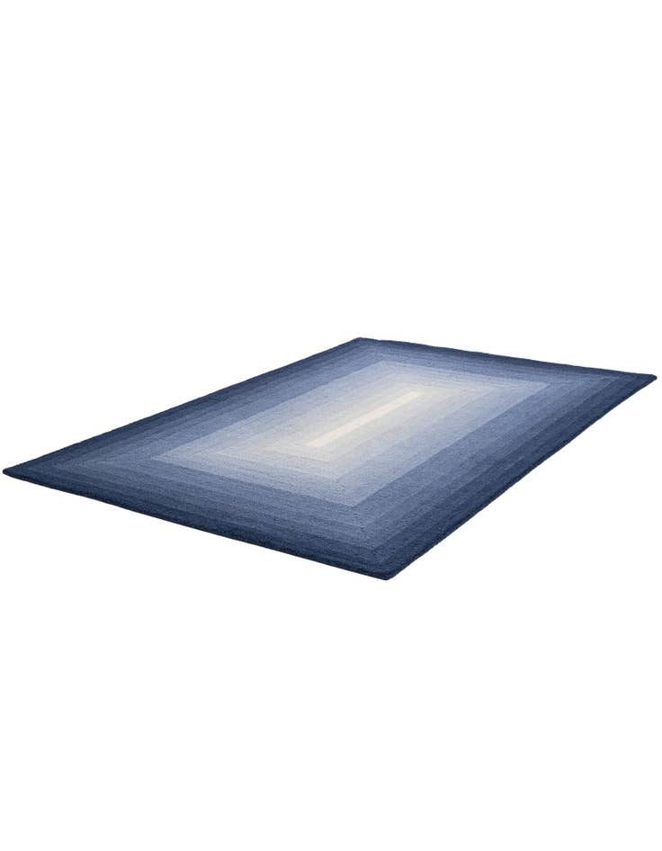 Detail image of  4' 1 x 6' 1 Ombre Wool Rug