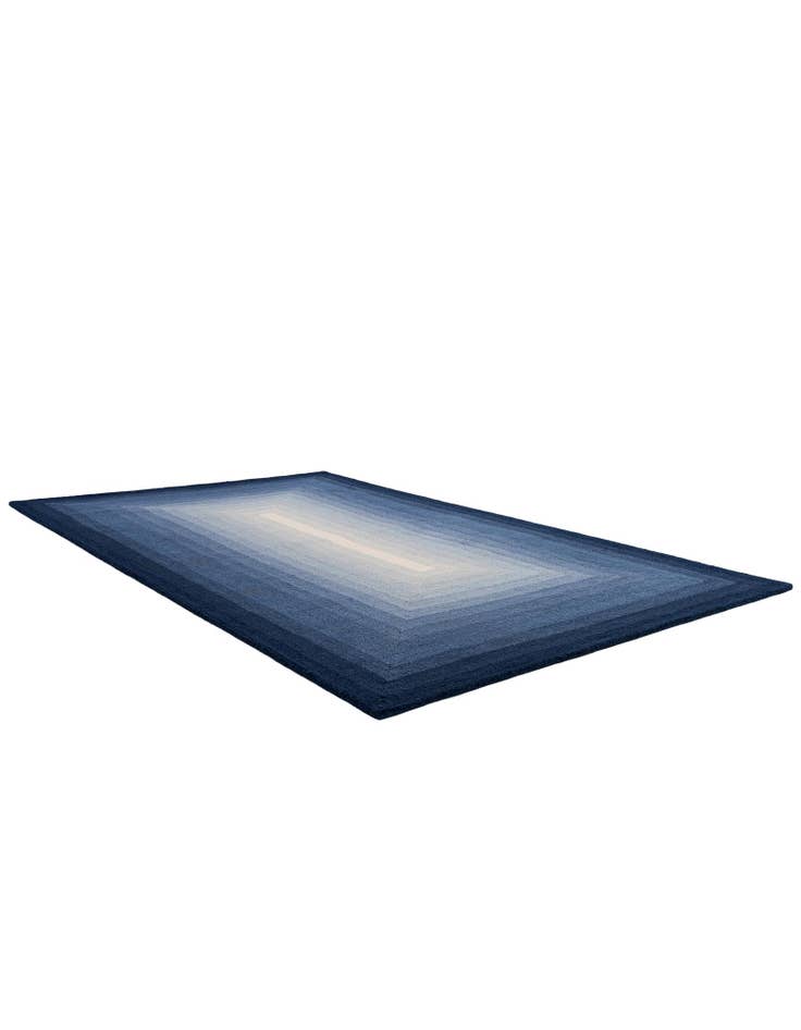 Detail image of  5' 1 x 8' Ombre Wool Rug