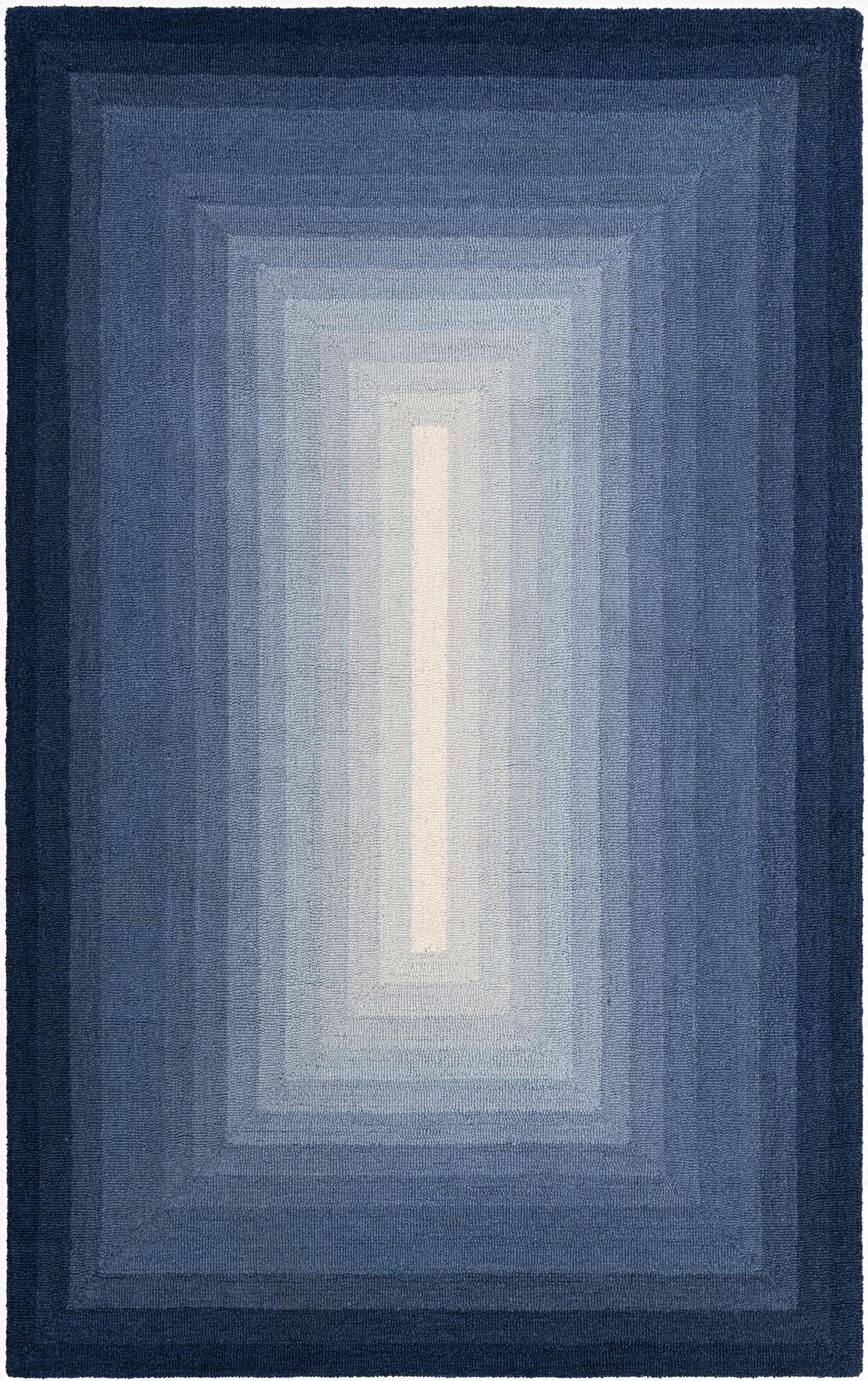  5' 1 x 8' Ombre Wool Rug