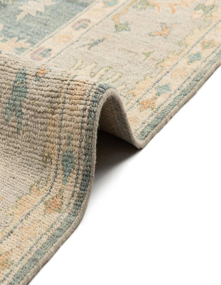 Detail image of  8' 7 x 11' 11  Hand Knotted Oushak Rug