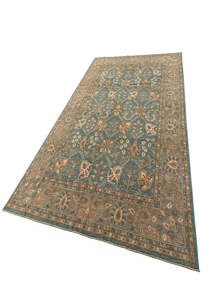 Detail image of  8' 10 x 12' 4  Hand Knotted Oushak Rug