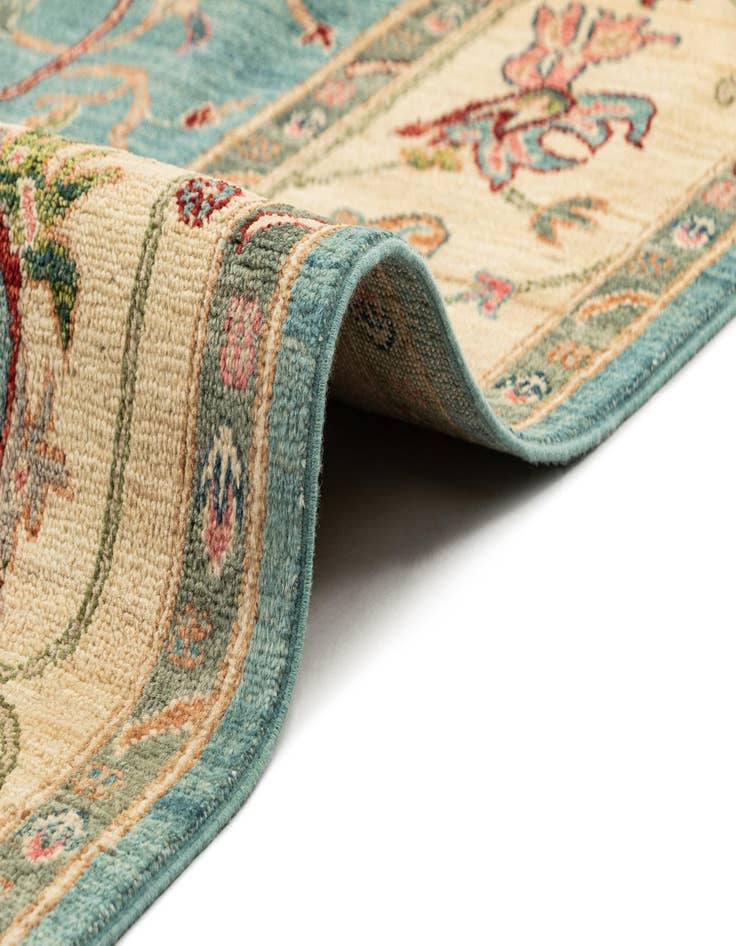 Detail image of  7' 10 x 9' 9  Hand Knotted Oushak Rug