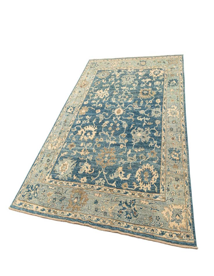 Detail image of  7' 9 x 10'  Hand Knotted Oushak Rug