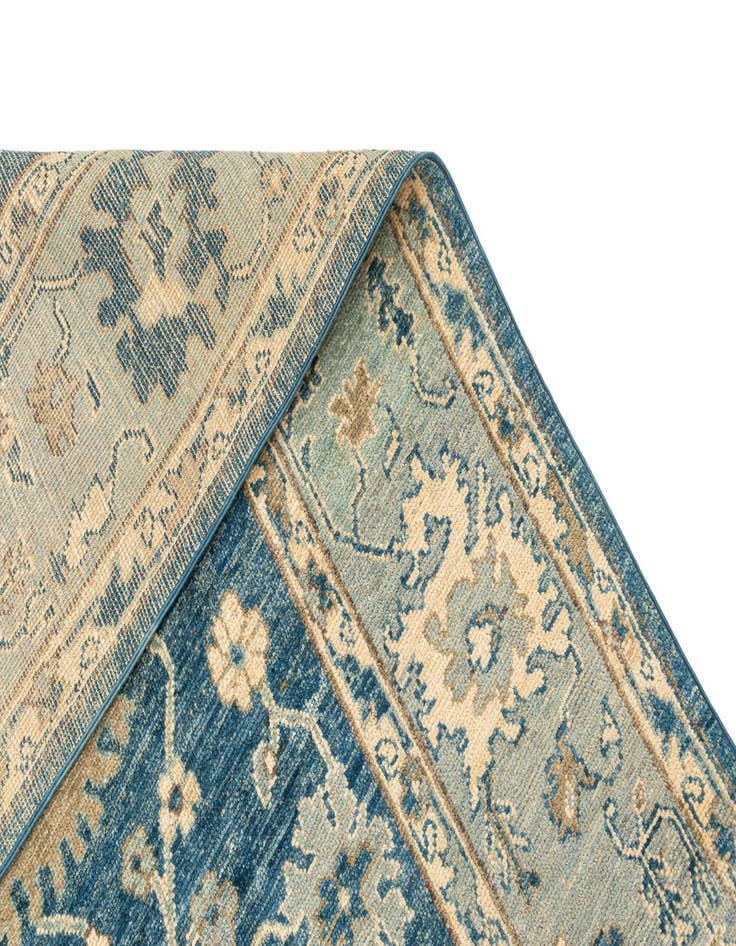 Detail image of  7' 9 x 10'  Hand Knotted Oushak Rug