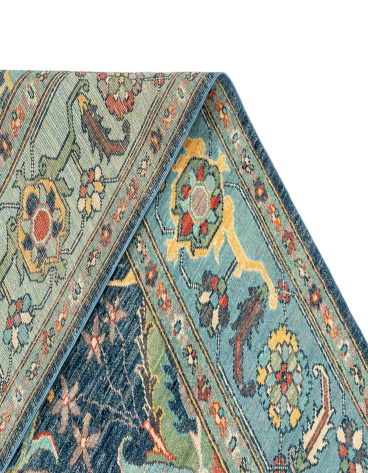 Detail image of  10' 3 x 14' 1  Hand Knotted Oushak Rug