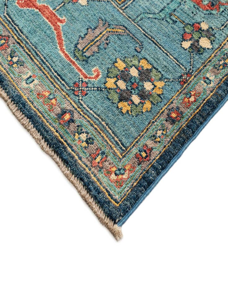 Detail image of  10' 3 x 14' 1  Hand Knotted Oushak Rug