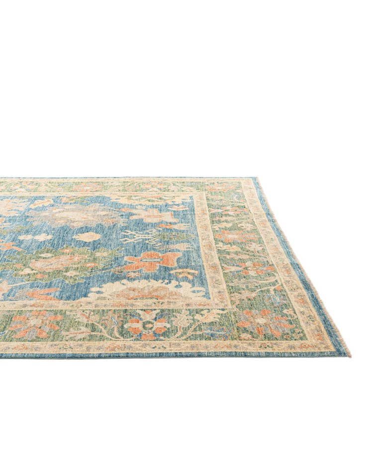 Detail image of  8' x 10' 2  Hand Knotted Oushak Wool Rug