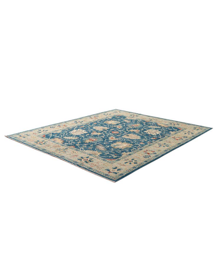 Detail image of  8' 1 x 9' 9  Hand Knotted Oushak Wool Rug