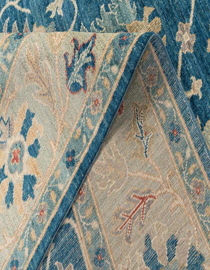 Detail image of  8' 1 x 9' 9  Hand Knotted Oushak Wool Rug