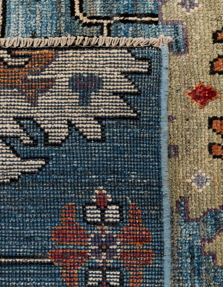 Detail image of  8' 3 x 10' 1  Hand Knotted Oushak Wool Rug