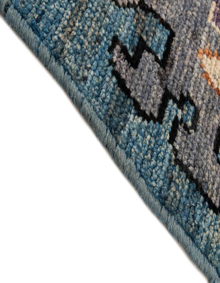 Detail image of  8' 3 x 10' 1  Hand Knotted Oushak Wool Rug