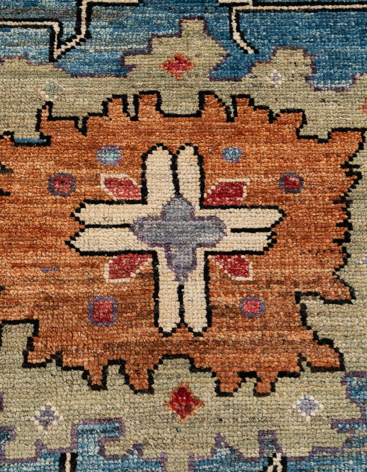 Detail image of  8' 3 x 10' 1  Hand Knotted Oushak Wool Rug