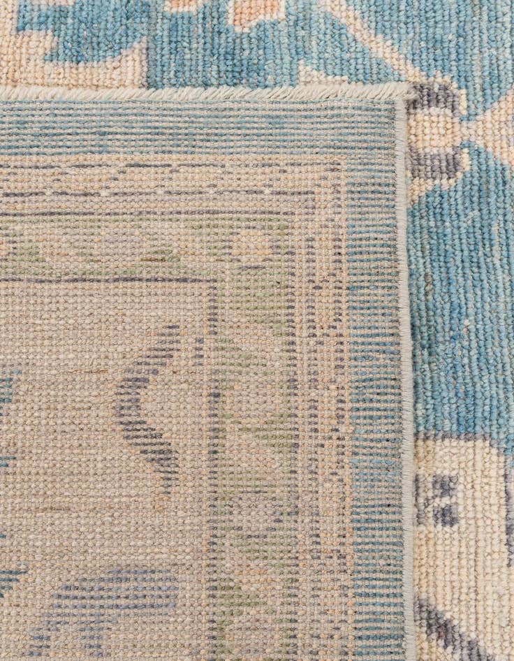 Detail image of  9' 4 x 11' 9  Hand Knotted Oushak Wool Rug