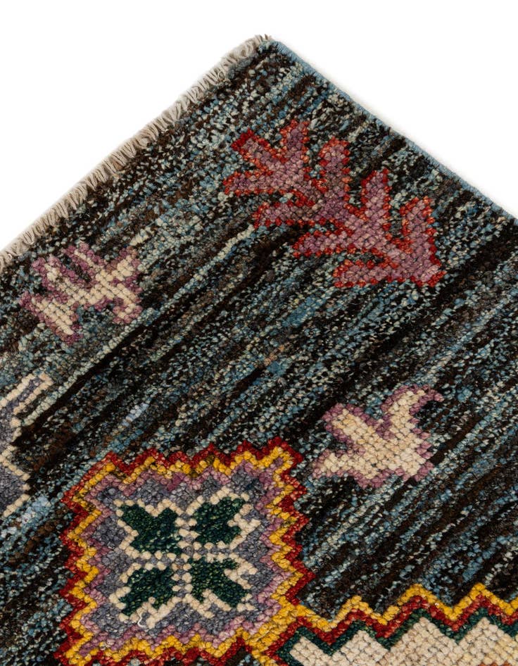 Detail image of  10' 7 x 13' 11  Hand Knotted Oushak Wool Rug