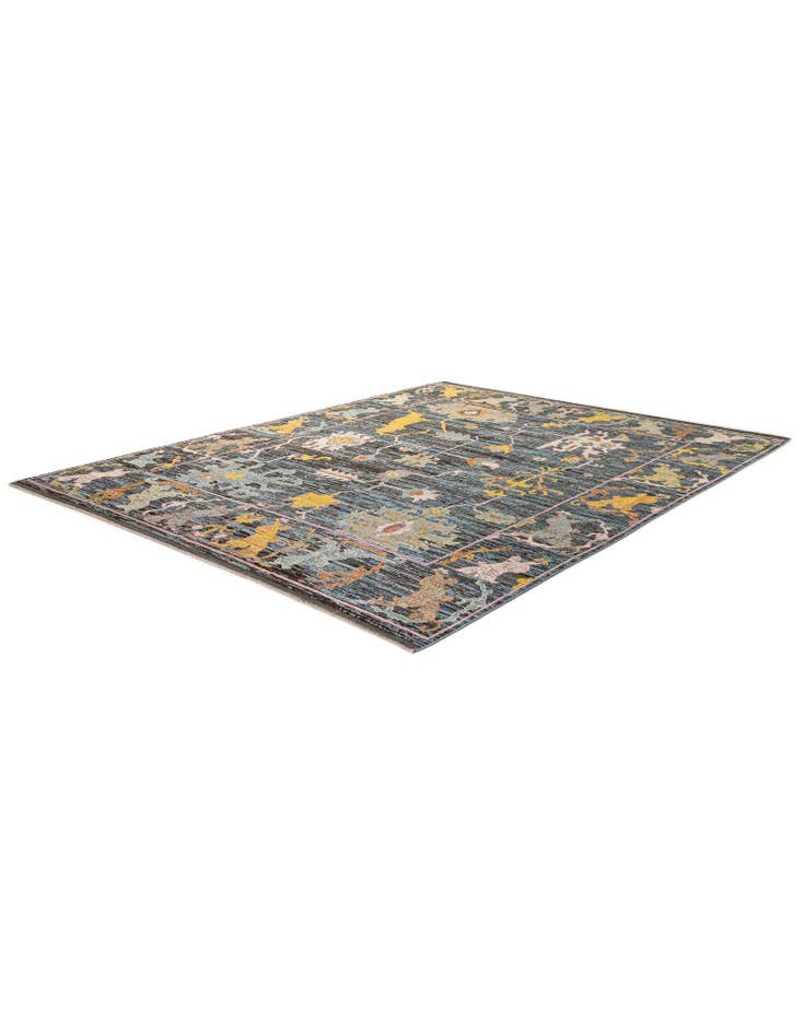 Detail image of  10' 7 x 14' 1  Hand Knotted Oushak Wool Rug