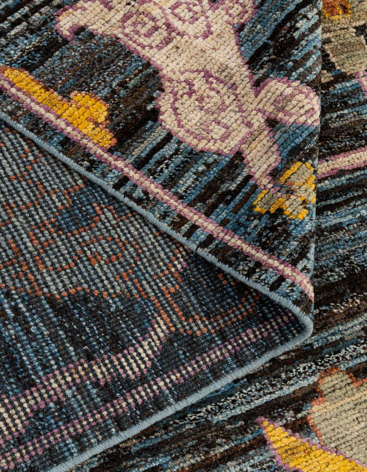Detail image of  10' 7 x 14' 1  Hand Knotted Oushak Wool Rug