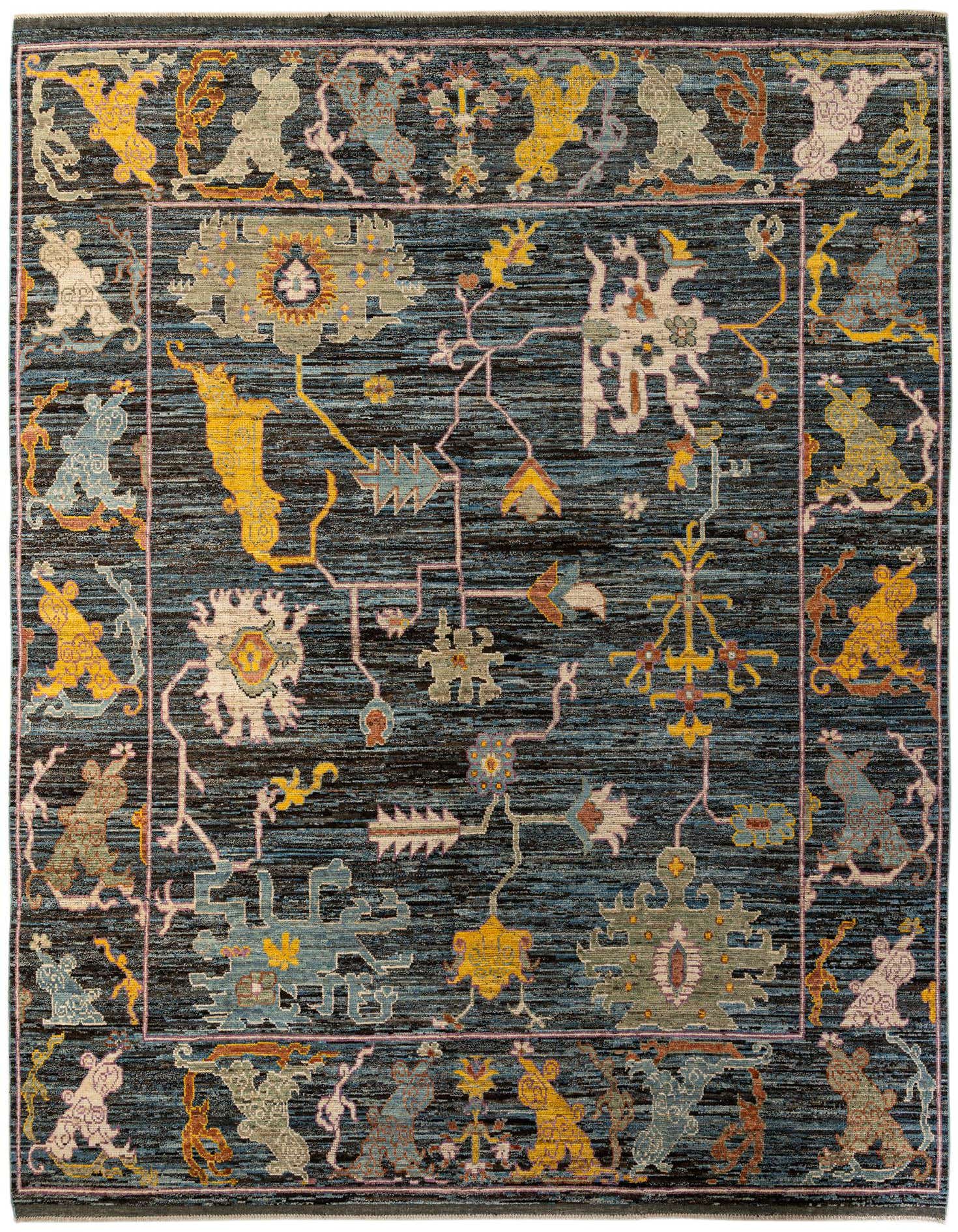 Primary image  10' 7 x 14' 1  Hand Knotted Oushak Wool Rug