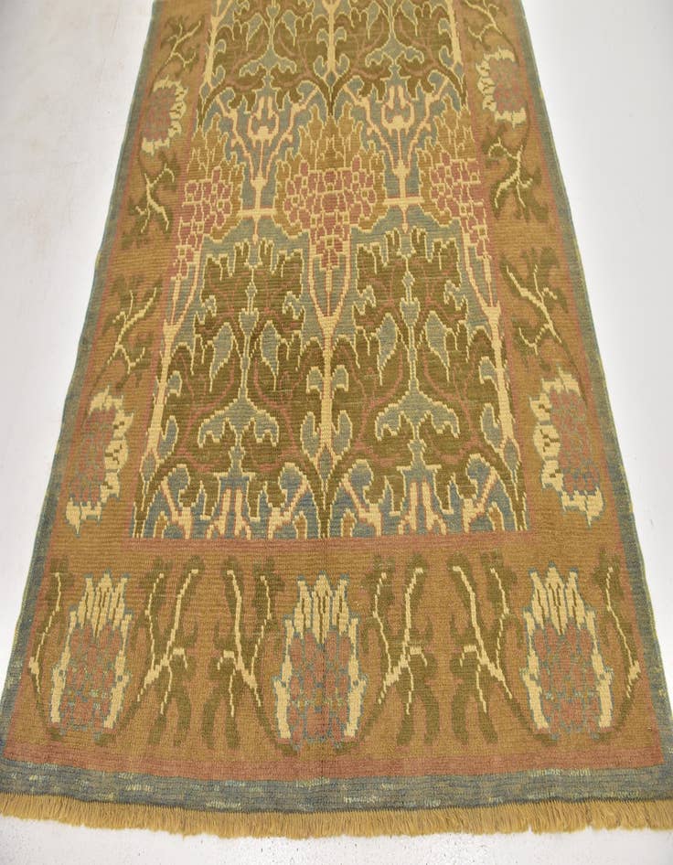 Detail image of  6' 2 x 10'  Hand Knotted Oushak Wool Rug