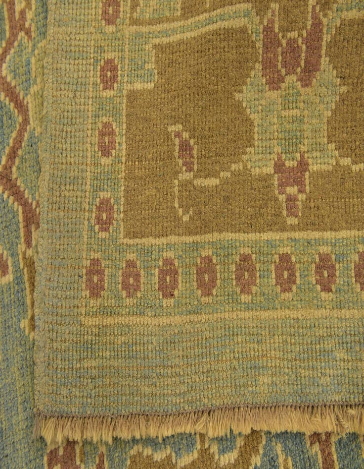 Detail image of  7' x 9' 9  Hand Knotted Oushak Wool Rug
