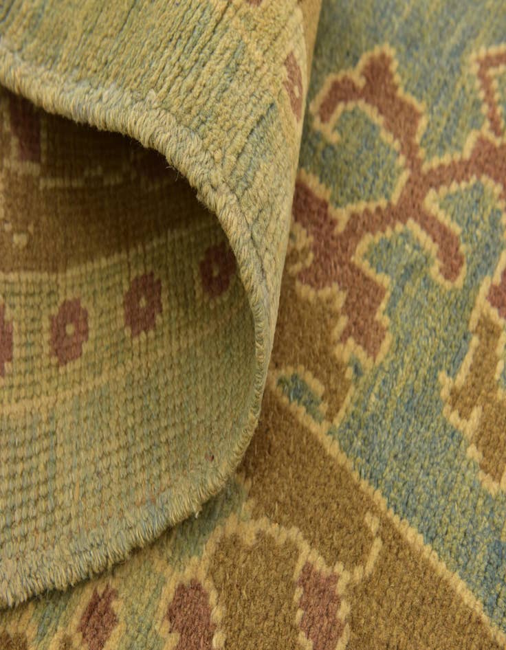 Detail image of  7' x 9' 9  Hand Knotted Oushak Wool Rug