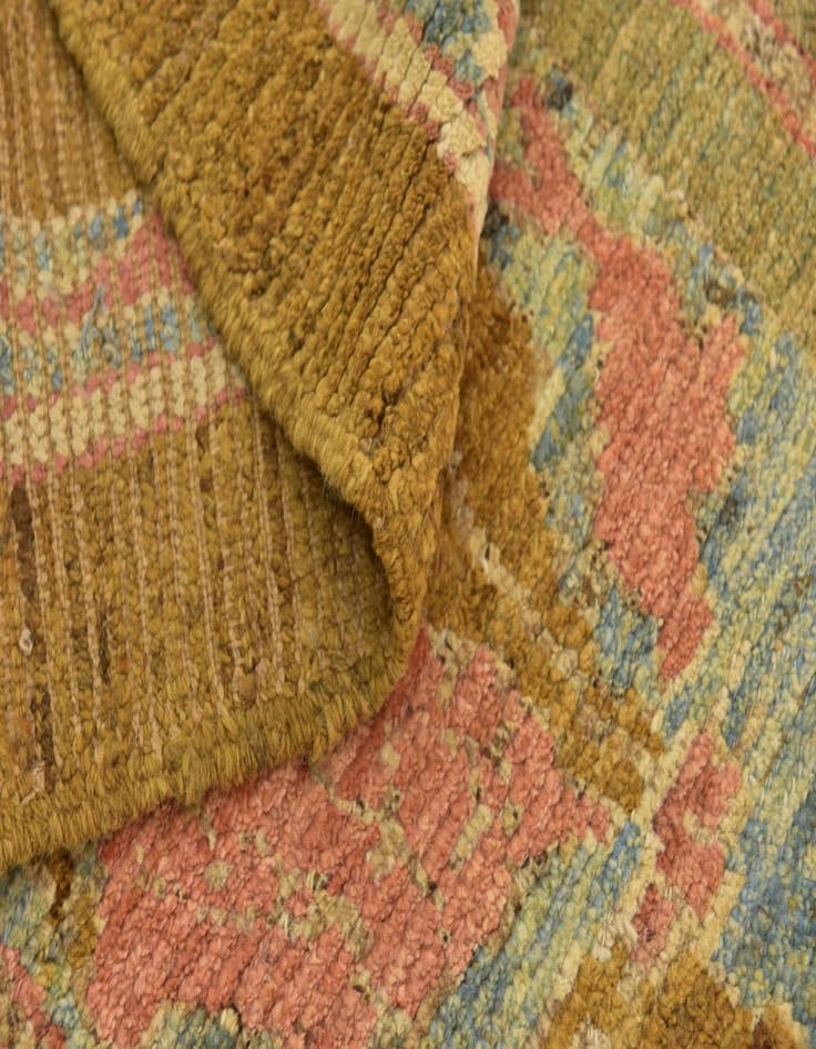 Detail image of  12' 9 x 14' 4  Hand Knotted Oushak Wool Rug