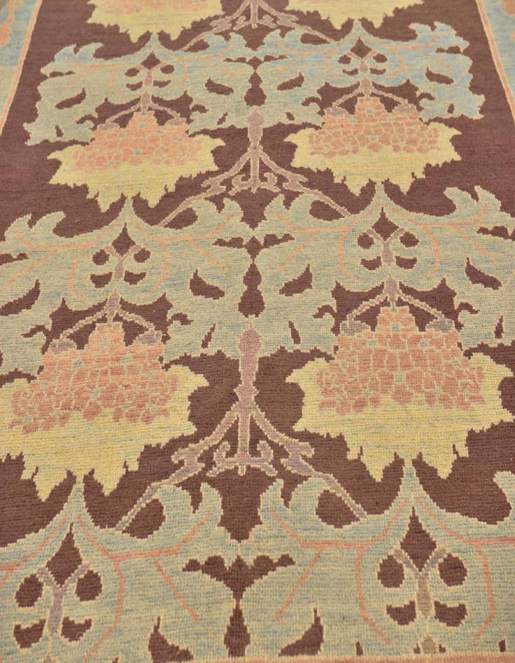 Detail image of  10' 9 x 15' 2  Hand Knotted Oushak Wool Rug