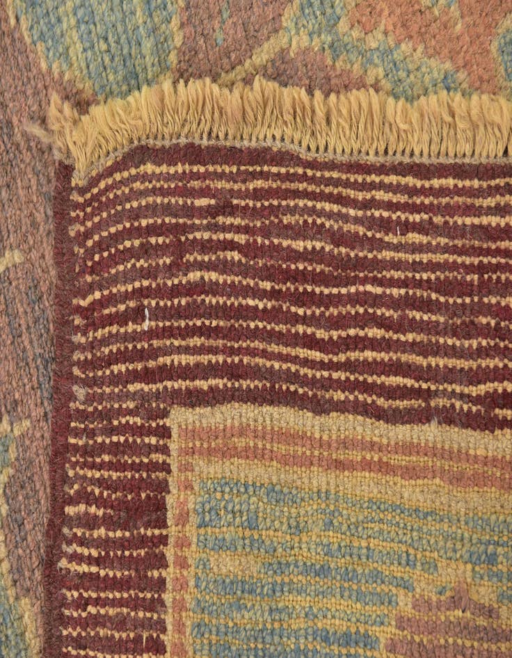 Detail image of  10' 9 x 15' 2  Hand Knotted Oushak Wool Rug