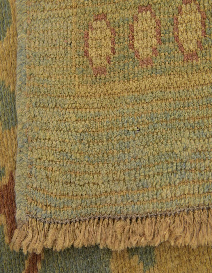 Detail image of  7' x 10' 7  Hand Knotted Oushak Wool Rug