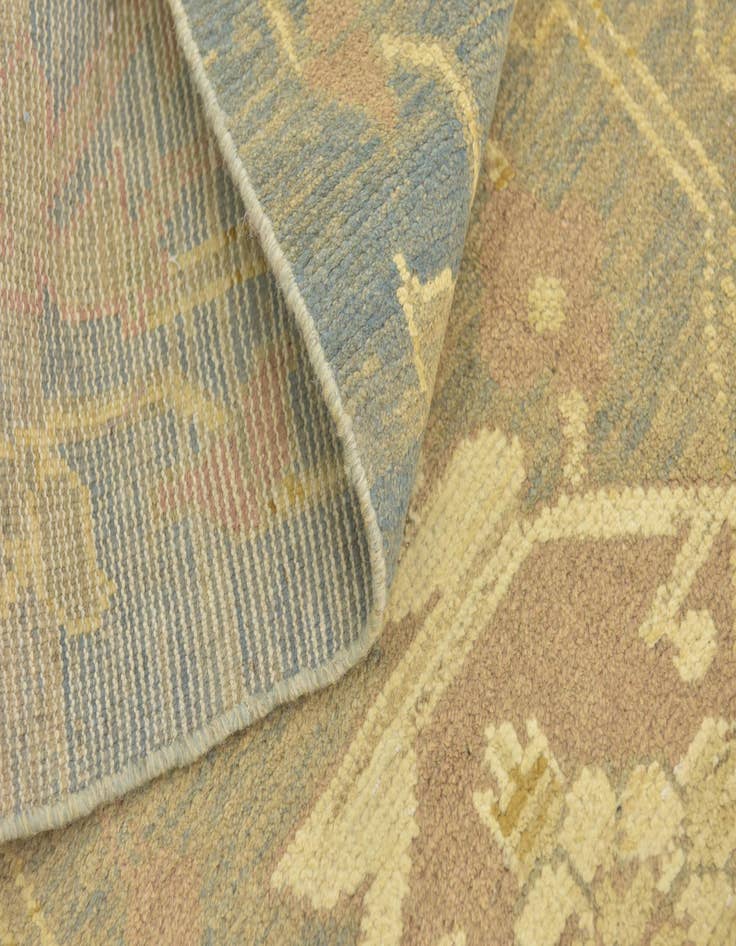 Detail image of  11' 9 x 15' 9  Hand Knotted Oushak Wool Rug
