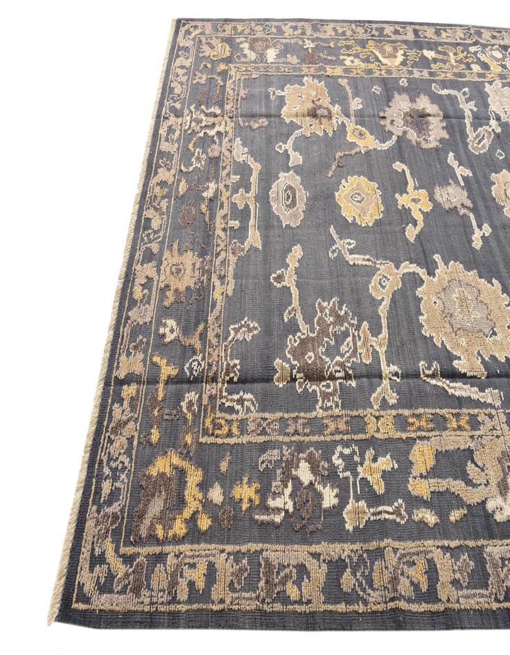 Detail image of 8' x 10' 3 Hand Knotted Oushak Wool Rug