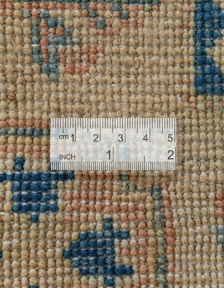 Detail image of  5' 2 x 7' 10  Hand Knotted Oushak Wool Rug