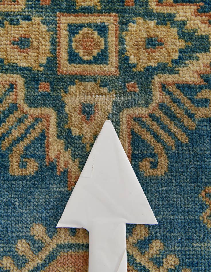 Detail image of  4' 11 x 6' 6  Hand Knotted Oushak Wool Rug