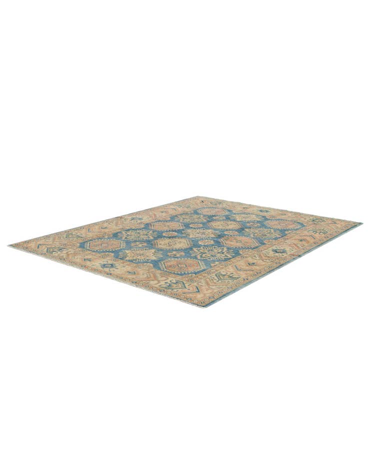 Detail image of  4' 11 x 6' 6  Hand Knotted Oushak Wool Rug