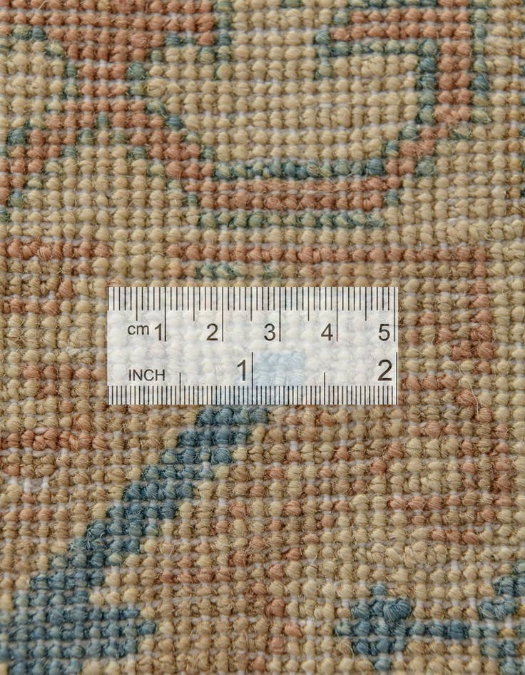 Detail image of  4' 11 x 6' 6  Hand Knotted Oushak Wool Rug