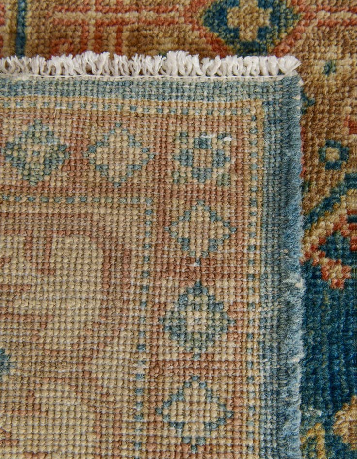 Detail image of  4' 11 x 6' 6  Hand Knotted Oushak Wool Rug