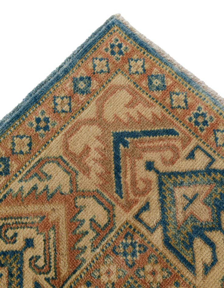 Detail image of  4' 11 x 6' 6  Hand Knotted Oushak Wool Rug