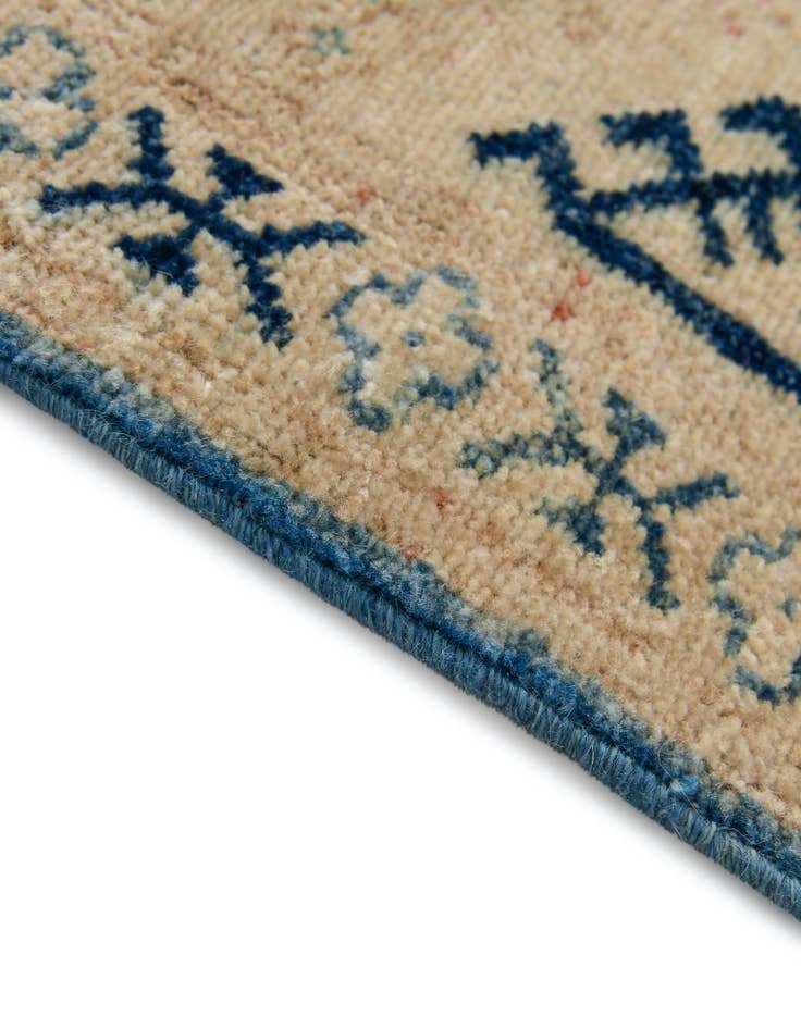 Detail image of  4' 10 x 6' 5  Hand Knotted Oushak Wool Rug