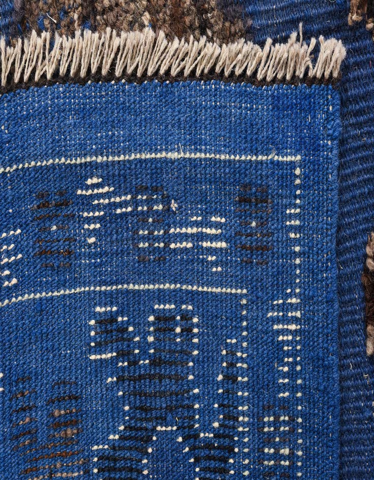 Detail image of  10' 2 x 14'  Hand Knotted Oushak Wool Rug