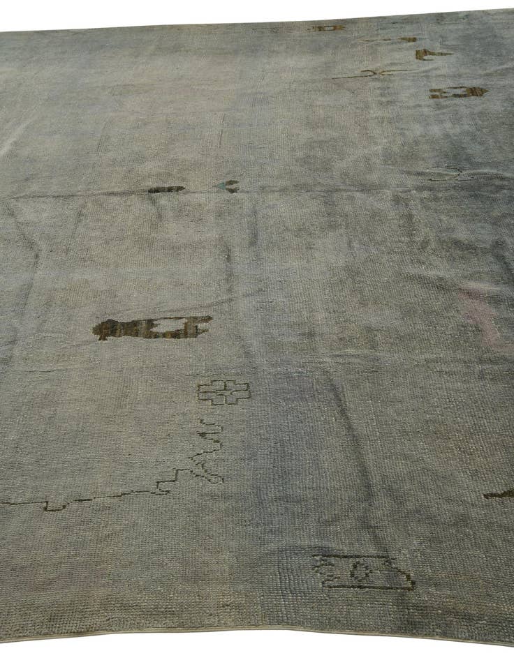 Detail image of  10' x 14' 1  Hand Knotted Oushak Wool Rug