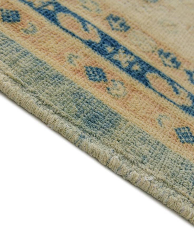 Detail image of 8' 11 x 11' 4 Hand Knotted Oushak Wool Rug