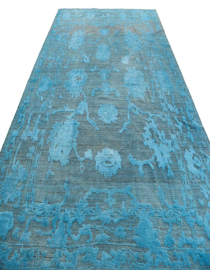 Detail image of  9' 2 x 12' 6  Hand Knotted Oushak Wool Rug